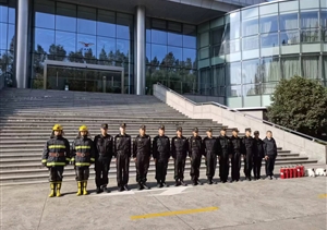 宗保公司驻民航华东管理局项目开展消防疏散演练